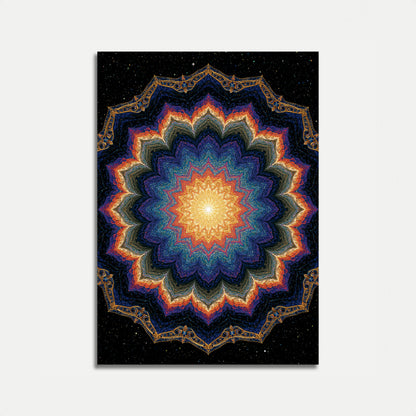 Cosmic Mandala Meditation Poster