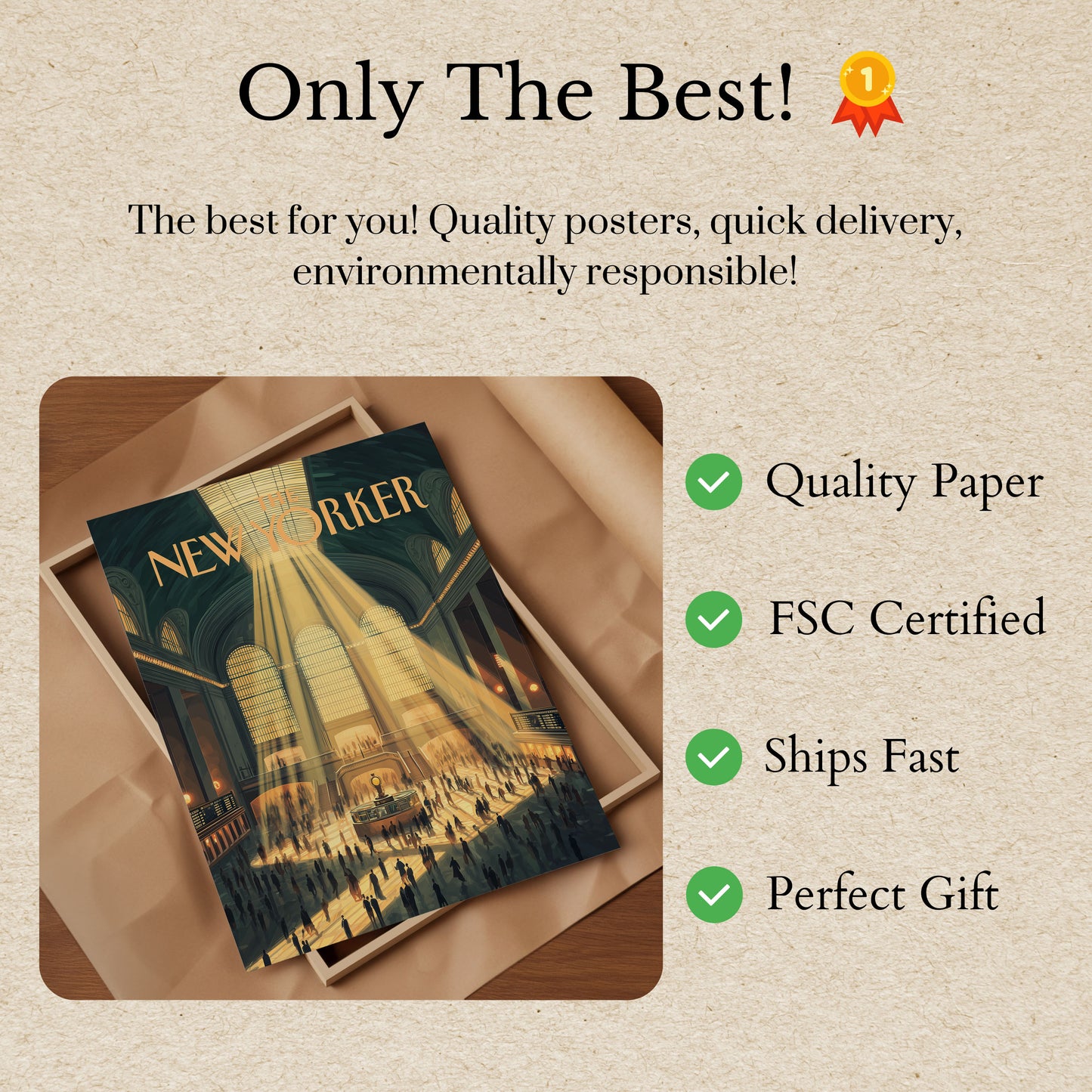 Grand Central Sunlight Poster