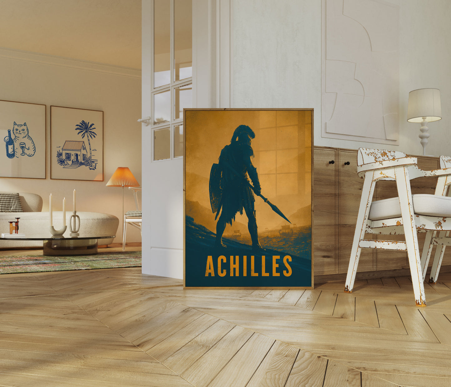 Achilles Warrior Ancient Hero Poster