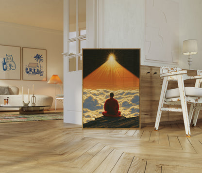 Plakat: Meditation Over Skyerne