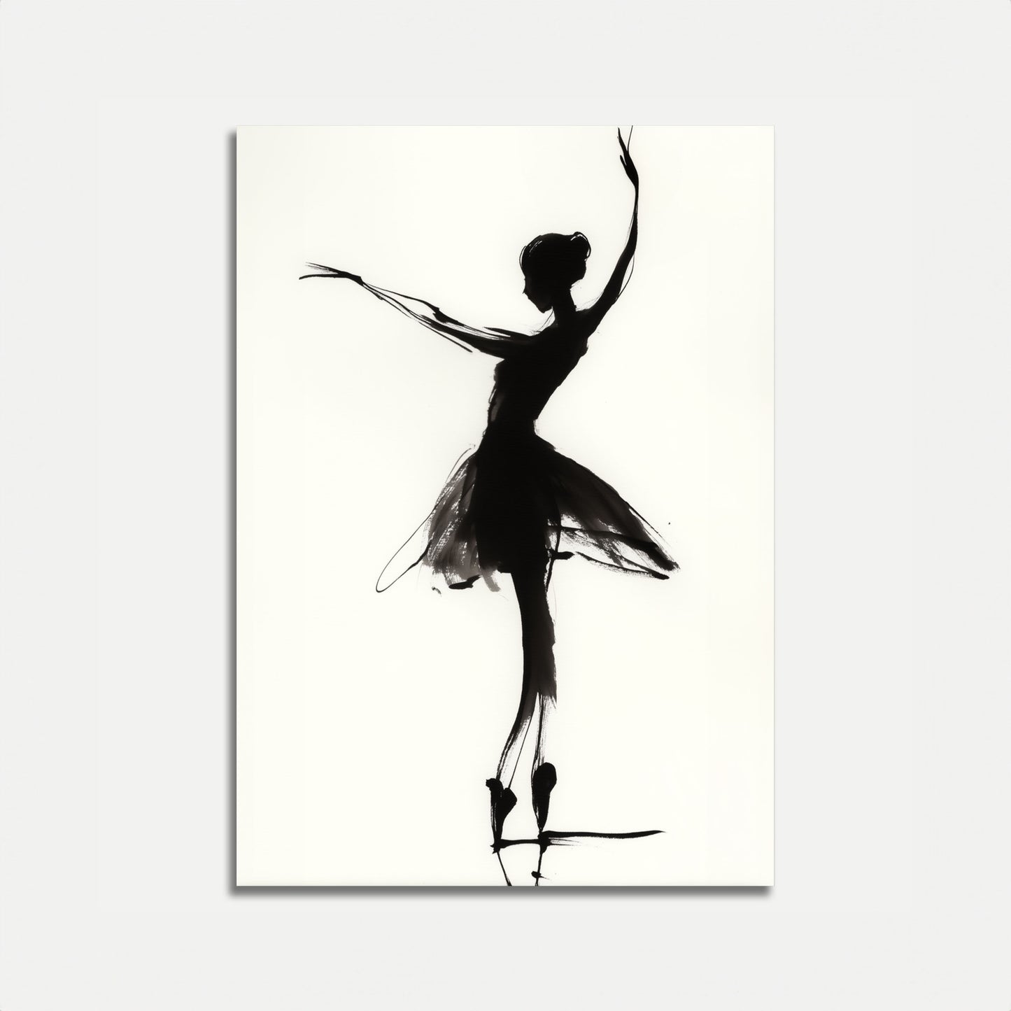 Graceful Ballet Silhouette Poster