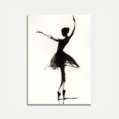 Graceful Ballet Silhouette Poster