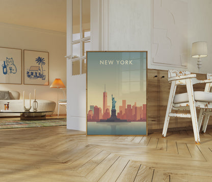 New York City Skyline Poster