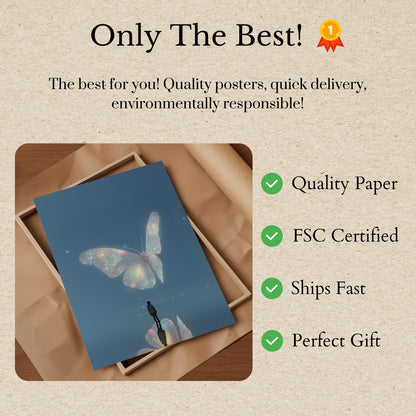 Himmlische Schmetterlingsträume Poster