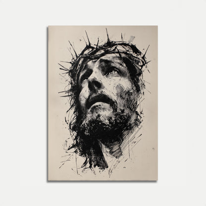 Póster religioso de la Corona de Espinas