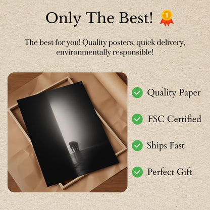 Elephant in Ethereal Light Poster