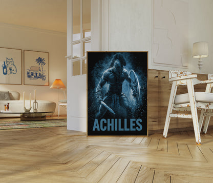 Achilles Warrior Ancient Hero Poster