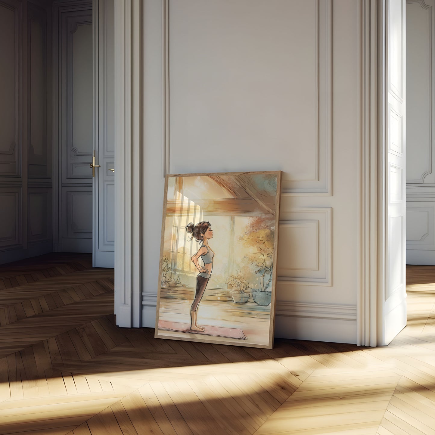 Poranny Zen Joga Plakat