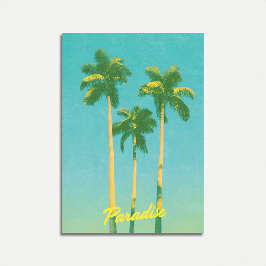 Paradies-Palmen-Poster