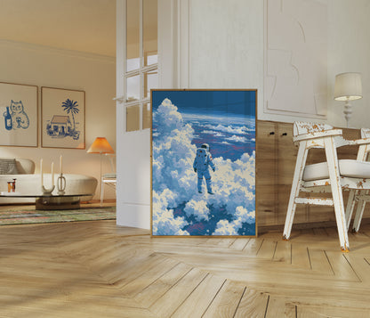 Poster Astronautra tra le Nuvole