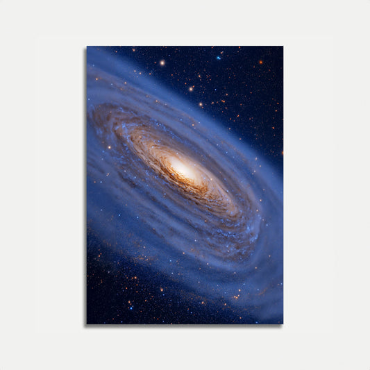 Póster de Galaxia Espiral en el Espacio Profundo
