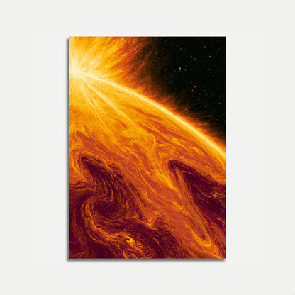 Sun's Fiery Surface Poster
