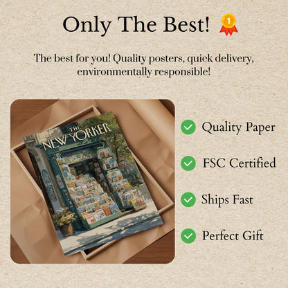 New York Magazine Stand Poster