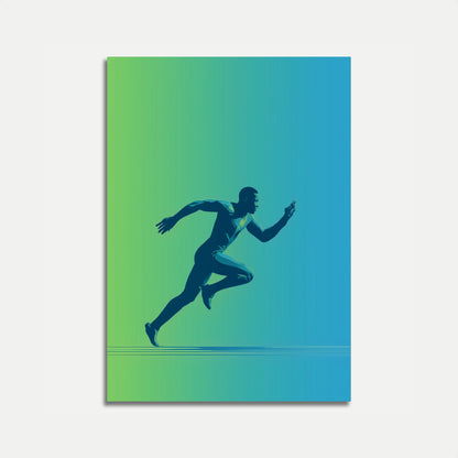Explosive Sprint Dynamic Running Poster