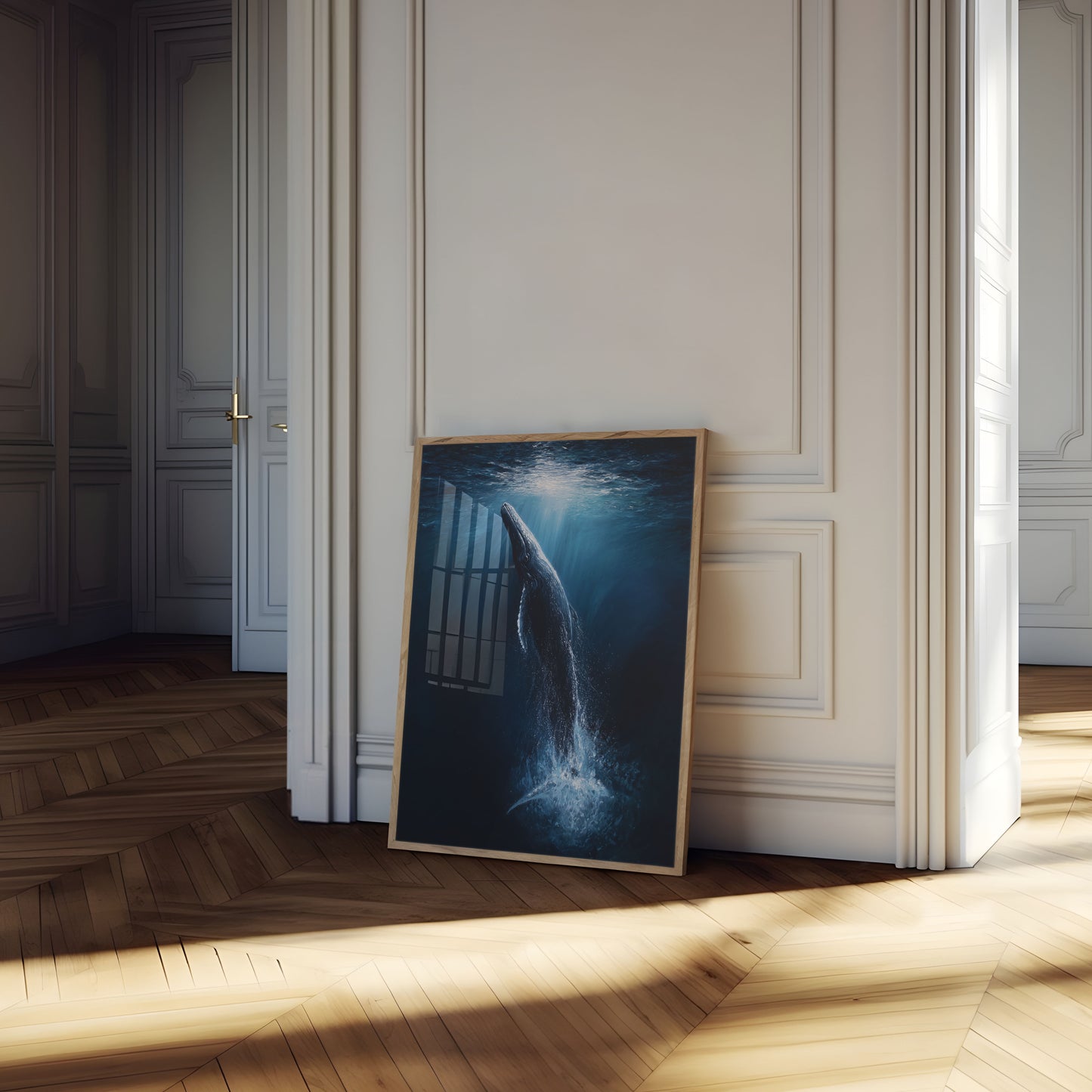 Humpback Whale Ascending Poster