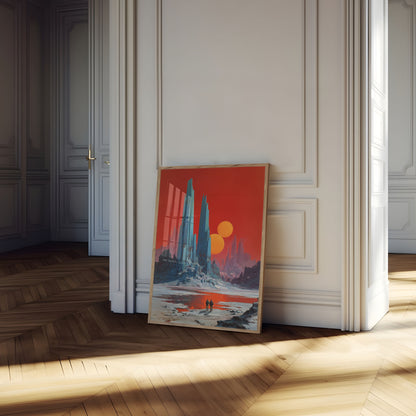 Alien Planet Twin Suns Poster