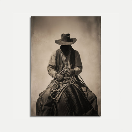 Einsamer Cowboy Reitet Poster