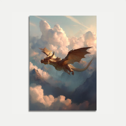 Soaring Dragon Mountain Realm Poster