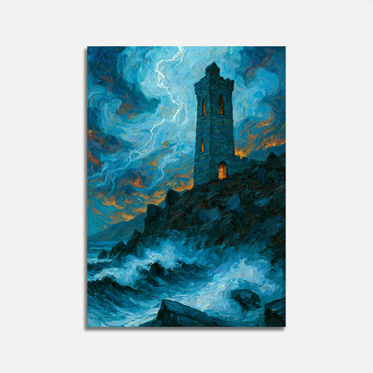 Plakat Nattens Stormfulle Tårnhimmel