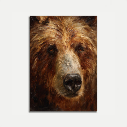 Manifesto del Ritratto dell'Orso Maestoso