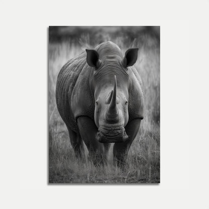 Majestic Rhino Wild Nature Poster