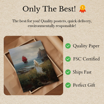 Scarlet Sails Mystical Journey Poster