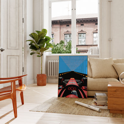 Rychlost Závodní Rychlost Plakát