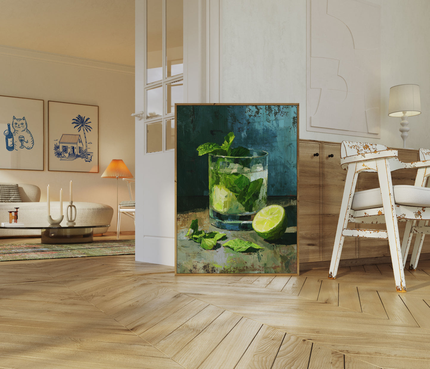 Poster Cocktail Mojito Fresco