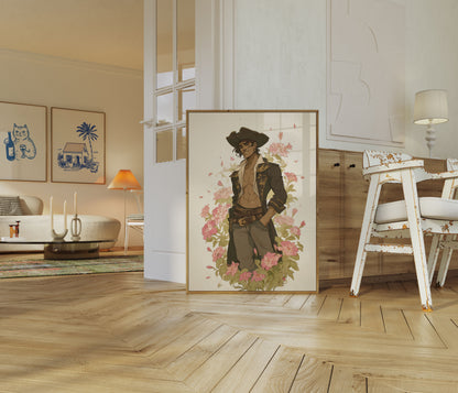 Romantic Pirate Bloom Poster