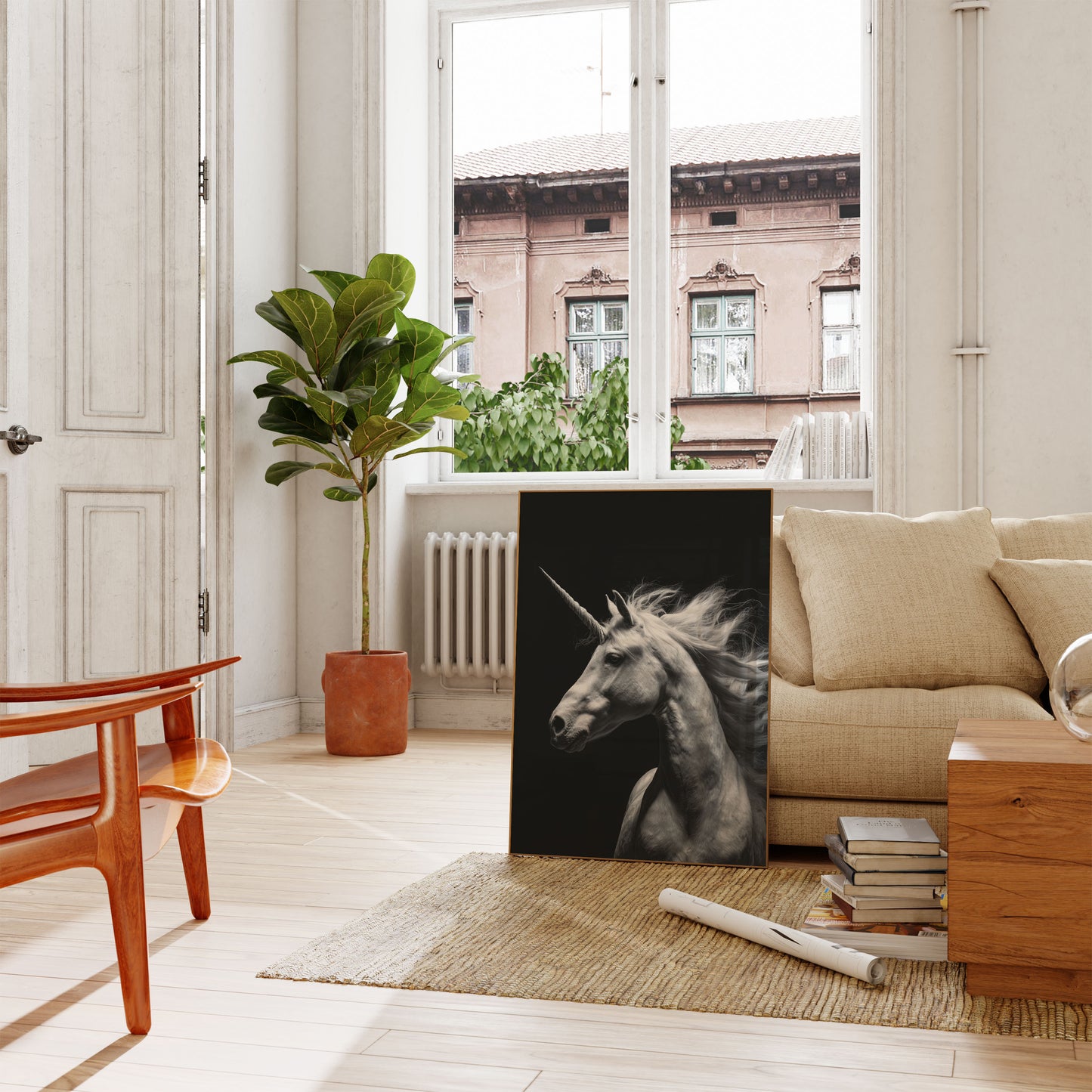 Poster del Vento dell'Unicorno Maestoso