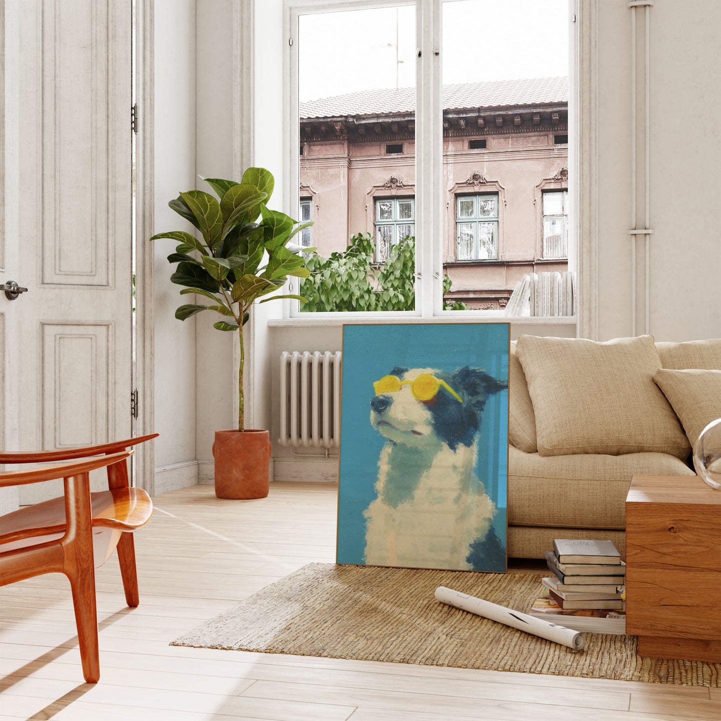 Cool Dog Summer Vibes Poster