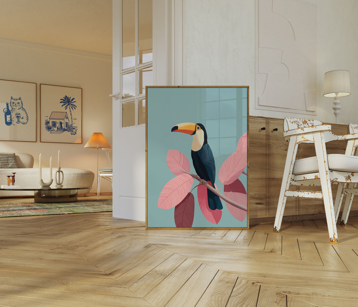 Colorful Tropical Toucan Poster