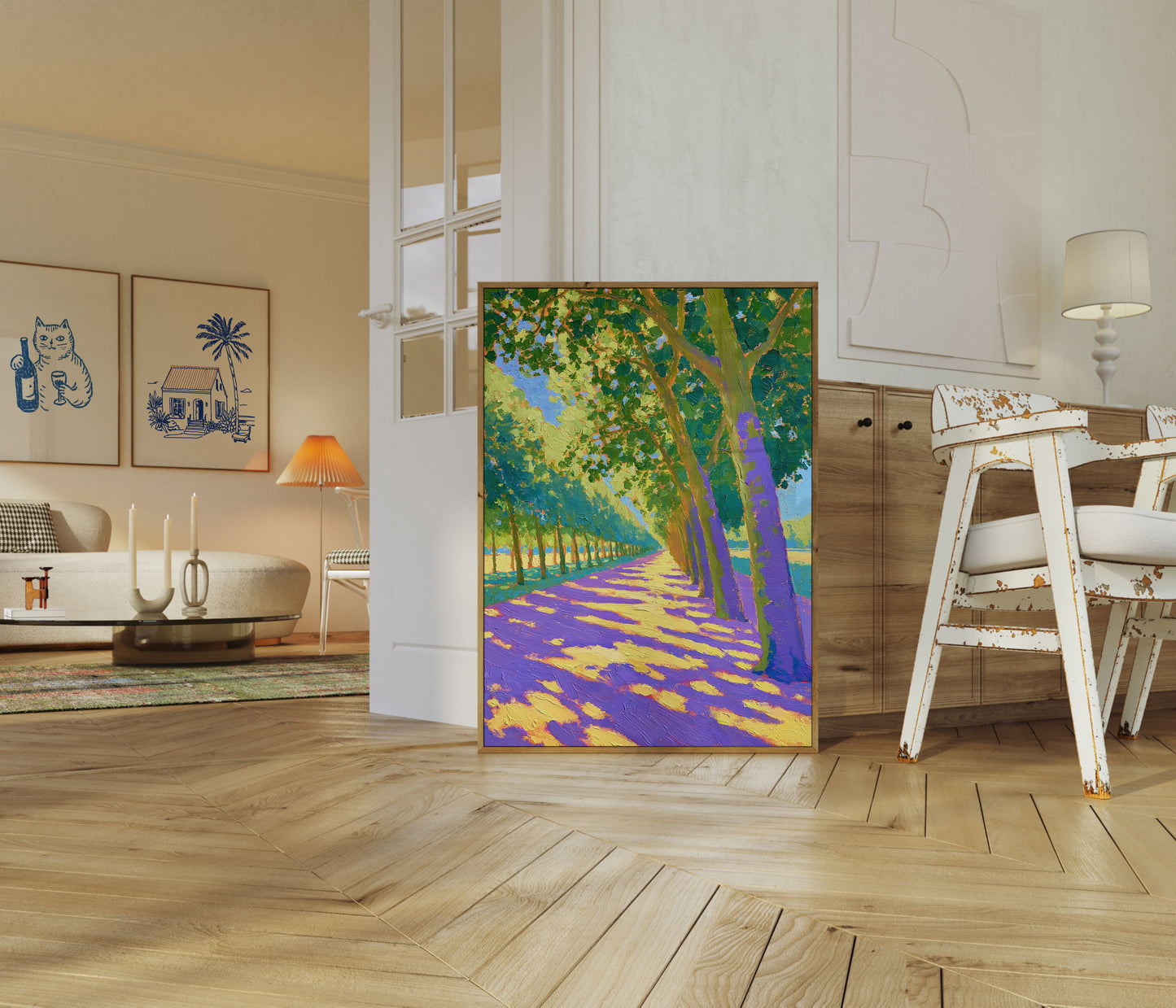 Allee im Schatten Poster