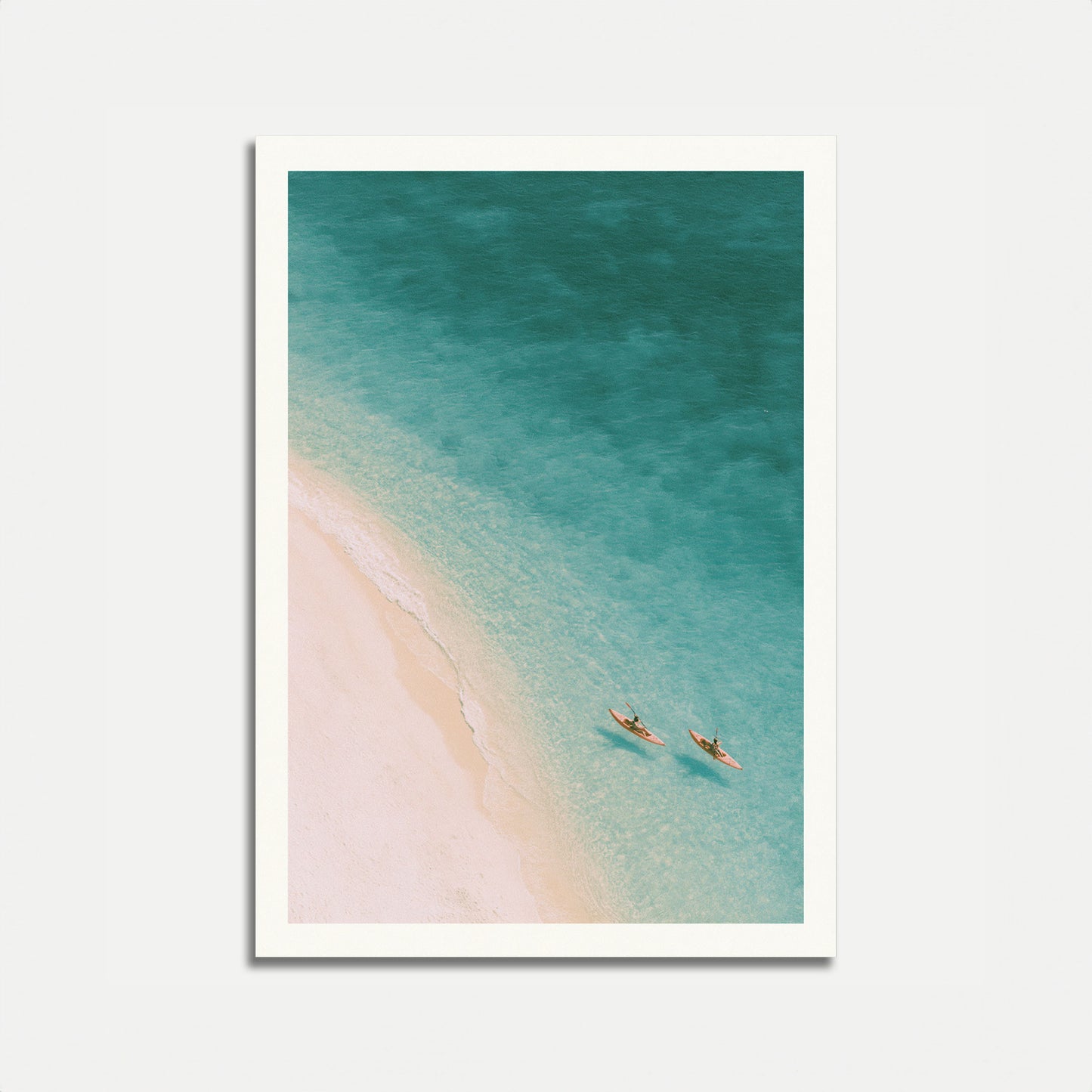 Poster Kayak a Spiaggia Turchese