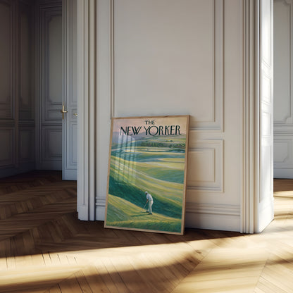 Serene Golf Course New Yorker Poster