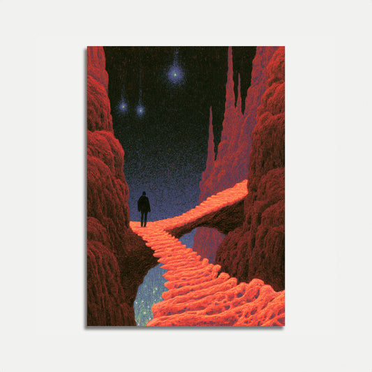 Cosmic Canyon Solitude Poster