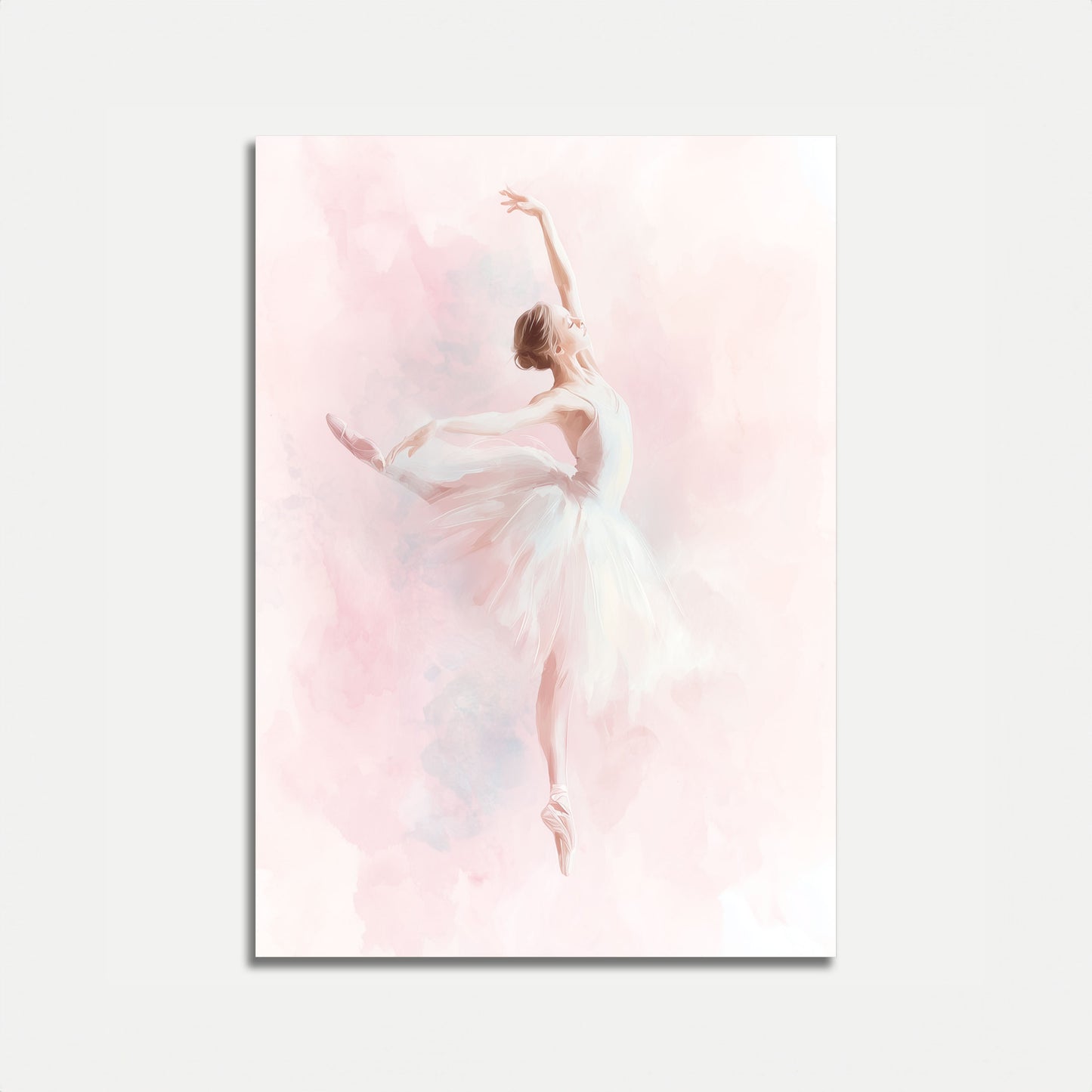 Póster de danza de ballet elegante