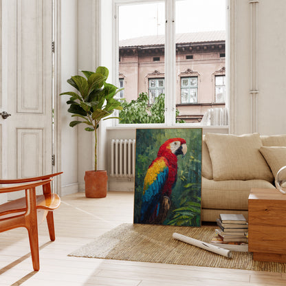Poster del Macaw Scarlatto Vivace