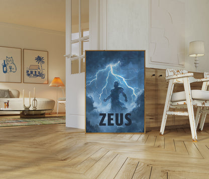 Zeus, Bůh hromu plakát
