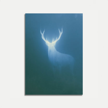 Glowing Deer Spirit Poster