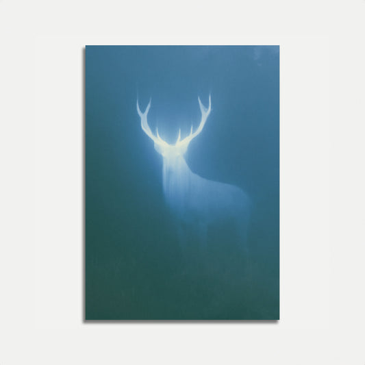 Glowing Deer Spirit Poster