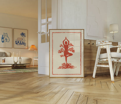 Tree of Yoga Balance Poster