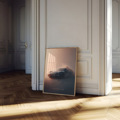 Elegance in Motion Porsche Poster