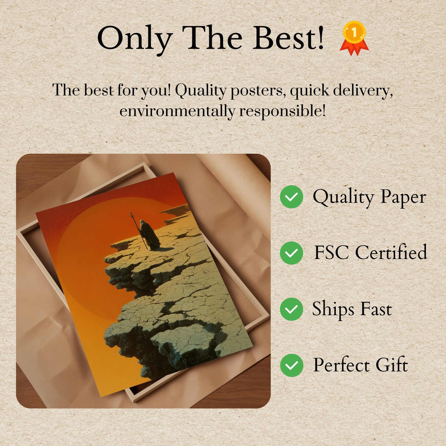 Öken Väktare Sentinel Affisch