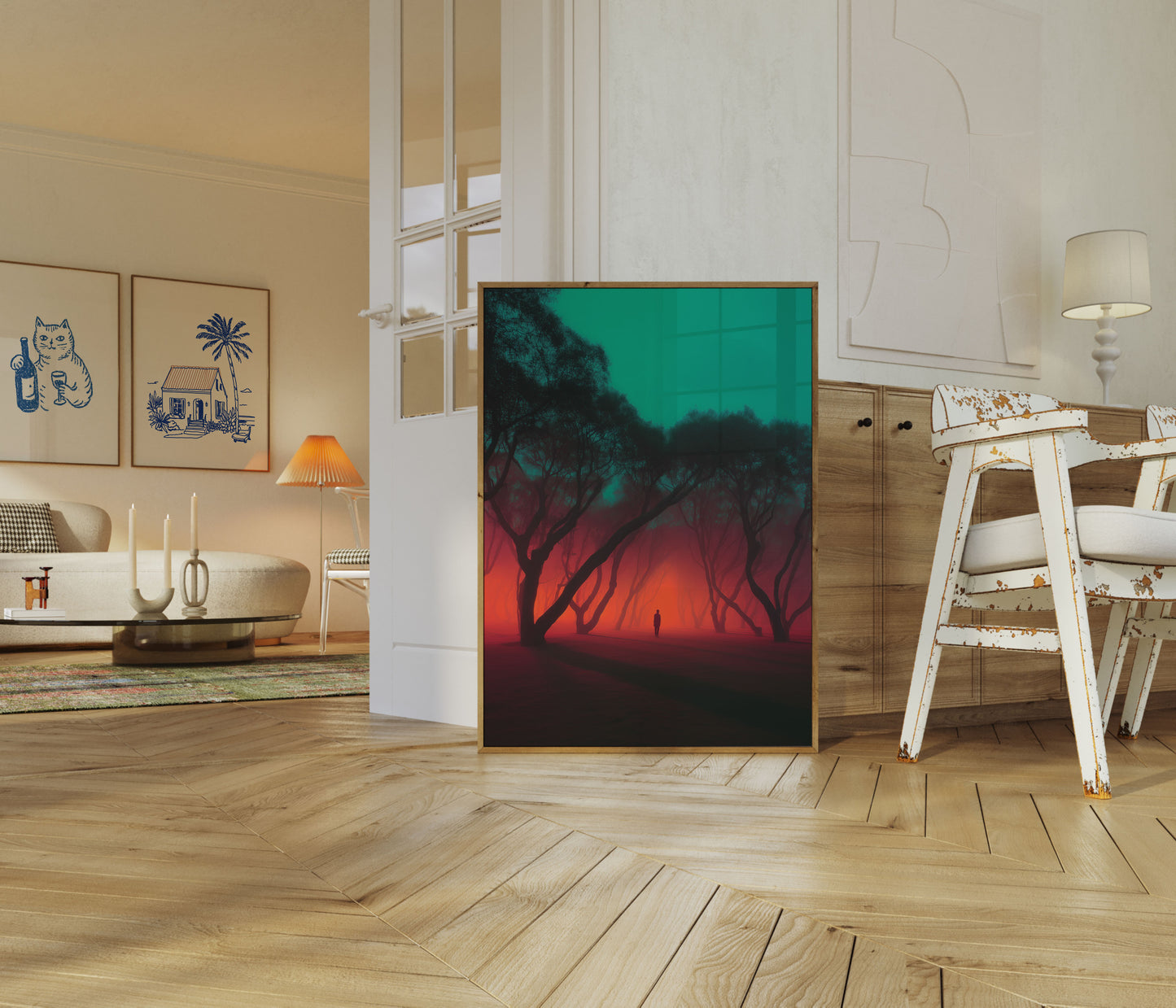 Crimson Forest Ensomhed Plakat