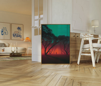 Crimson Forest Ensomhed Plakat