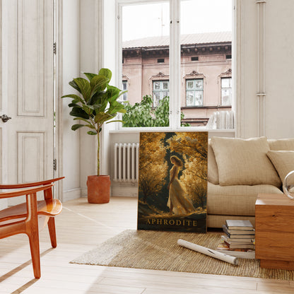 Aphrodite Golden Garden Poster