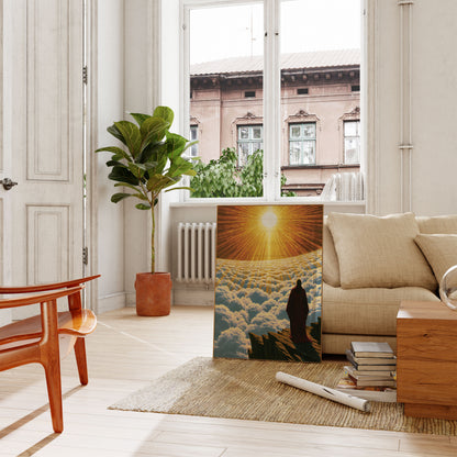 Åndelig Rejse Guddommeligt Lys Plakat