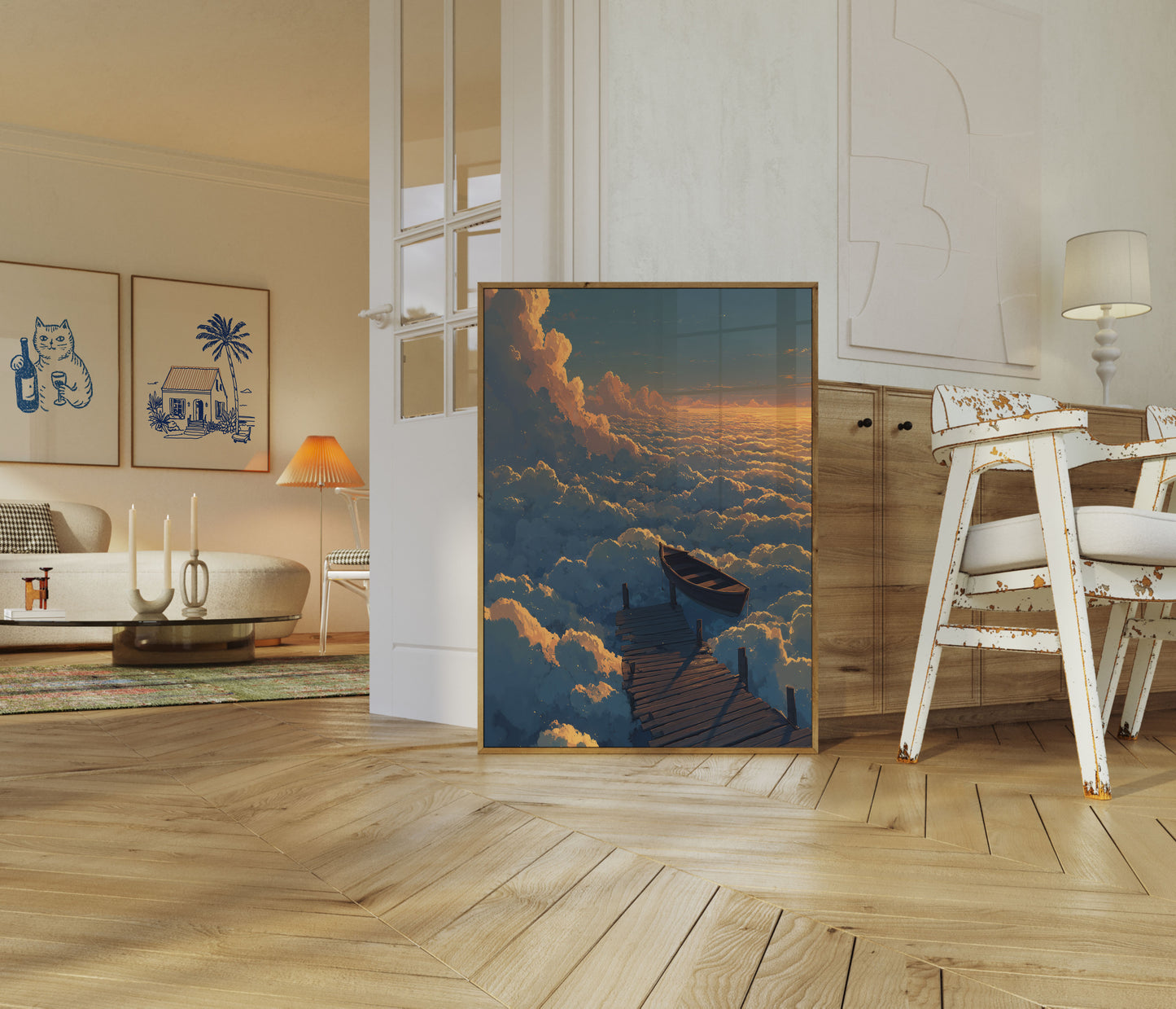 Dreaming Above the Clouds Poster