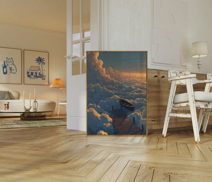 Dreaming Above the Clouds Poster